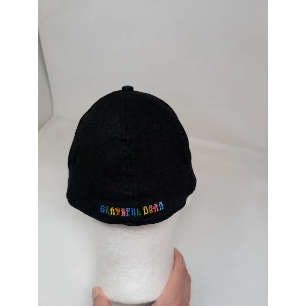 Grateful Dead Dancing Bears Strapback Hat Black GDP Official Vintage Sz Large XL